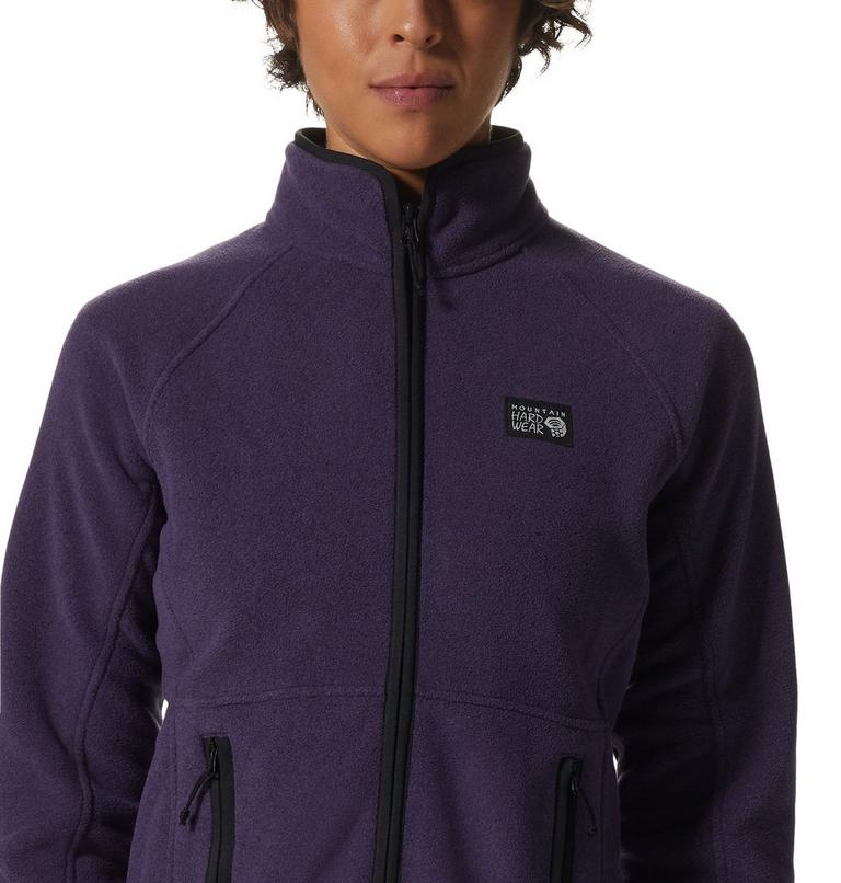 Women's Polartec&reg; Double Brushed Full Zip Jacket, Color: Night Iris Heather, image 4
