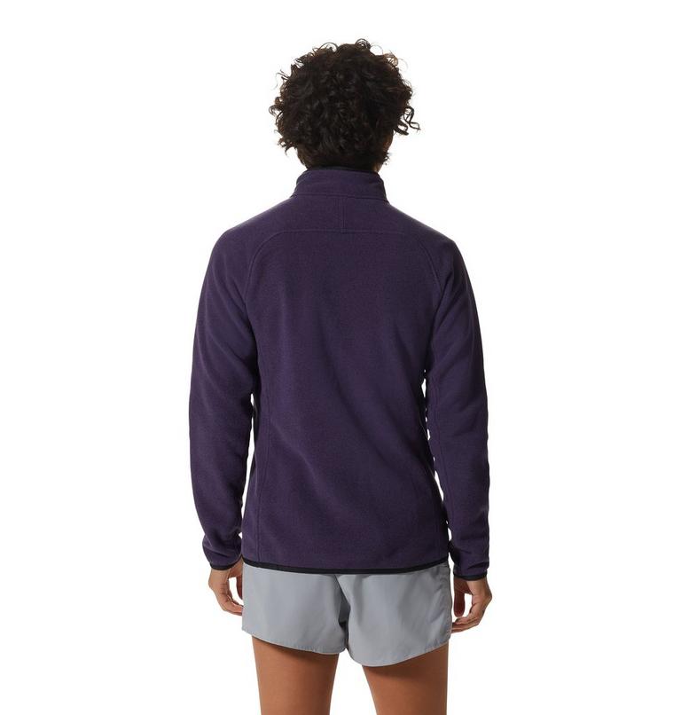 Women's Polartec&reg; Double Brushed Full Zip Jacket, Color: Night Iris Heather, image 2