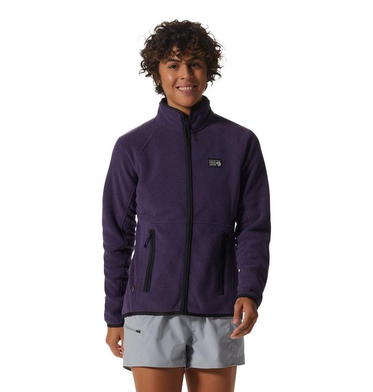 Women's Polartec&reg; Double Brushed Full Zip Jacket, Color: Night Iris Heather, image 1
