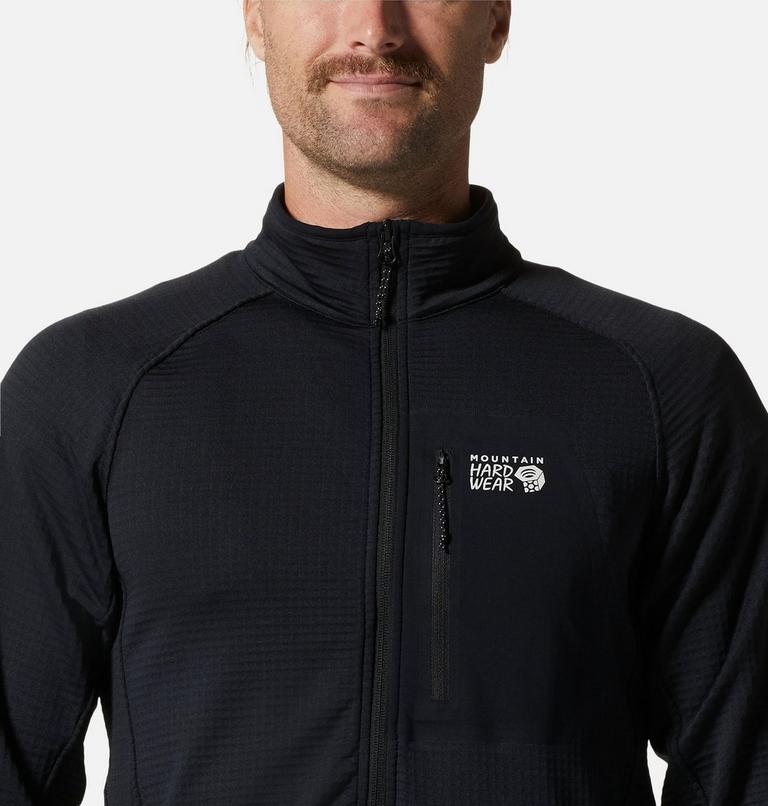 Manteau à demi-fermeture éclair Polartec® Power Grid Homme, Color: Black, image 4