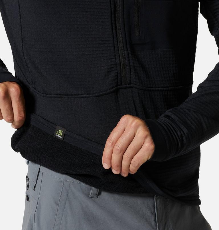 Manteau à demi-fermeture éclair Polartec® Power Grid Homme, Color: Black, image 6
