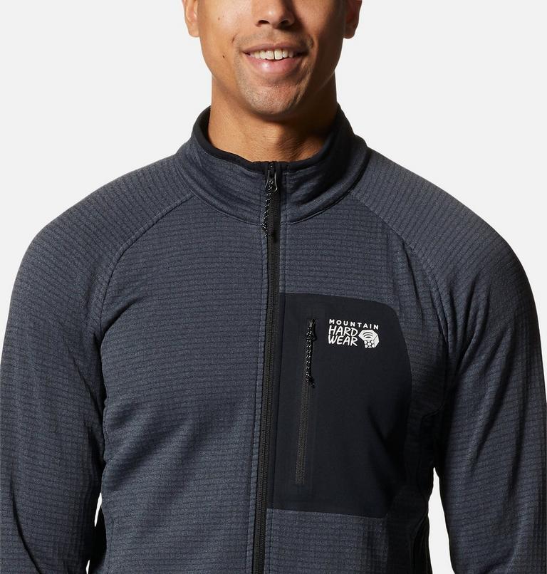 Men's Polartec® Power Grid Half Zip Jacket, Color: Blue Slate Heather, image 4