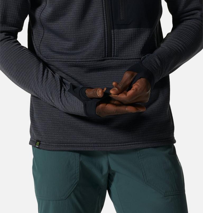Men's Polartec® Power Grid Half Zip Jacket, Color: Blue Slate Heather, image 6