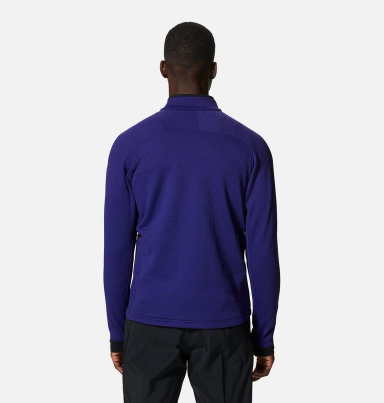 Men's Polartec&reg; Power Grid Half Zip Jacket, Color: Klein Blue Heather, image 2