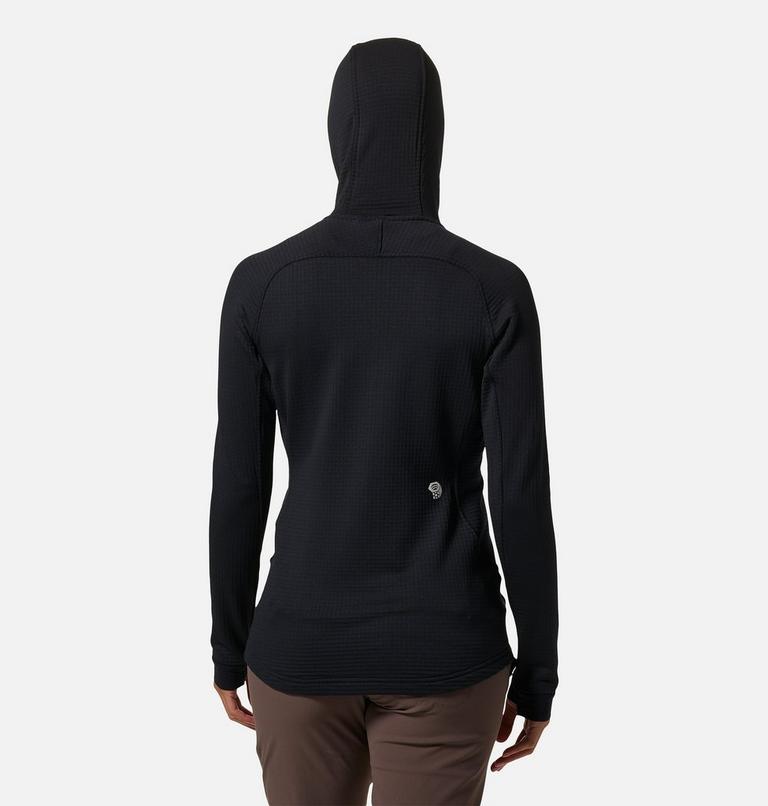 Women's Polartec&reg; Power Grid Full Zip Hoody, Color: Black, image 2