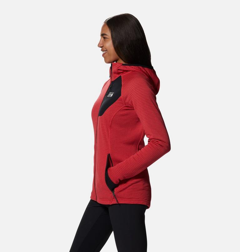 Chandail &agrave; capuchon avec fermeture &eacute;clair Polartec&reg; Power Grid Femme, Color: Alert Heather, image 3