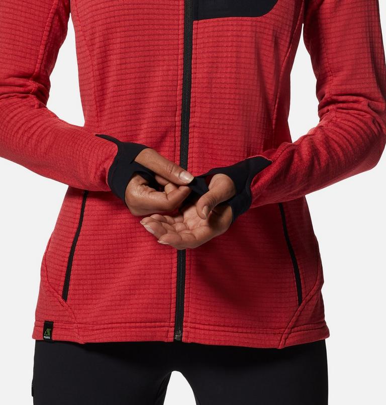 Chandail &agrave; capuchon avec fermeture &eacute;clair Polartec&reg; Power Grid Femme, Color: Alert Heather, image 5