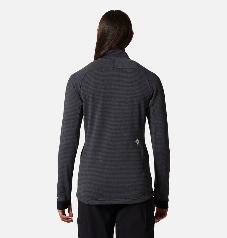 Women's Polartec® Power Grid Half Zip Jacket, Color: Blue Slate Heather, image 2