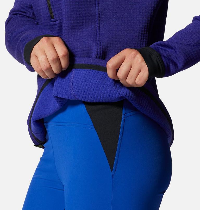 Women's Polartec&reg; Power Grid Half Zip Jacket, Color: Klein Blue Heather, image 6