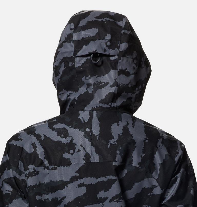 Manteau Stretch Ozonic Femme, Color: Black Paintstrokes Print, image 6