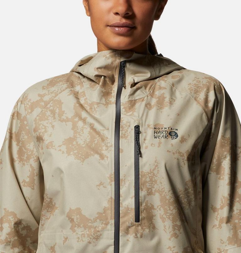 Women's Stretch Ozonic Jacket, Color: Moab Tan Print, image 4