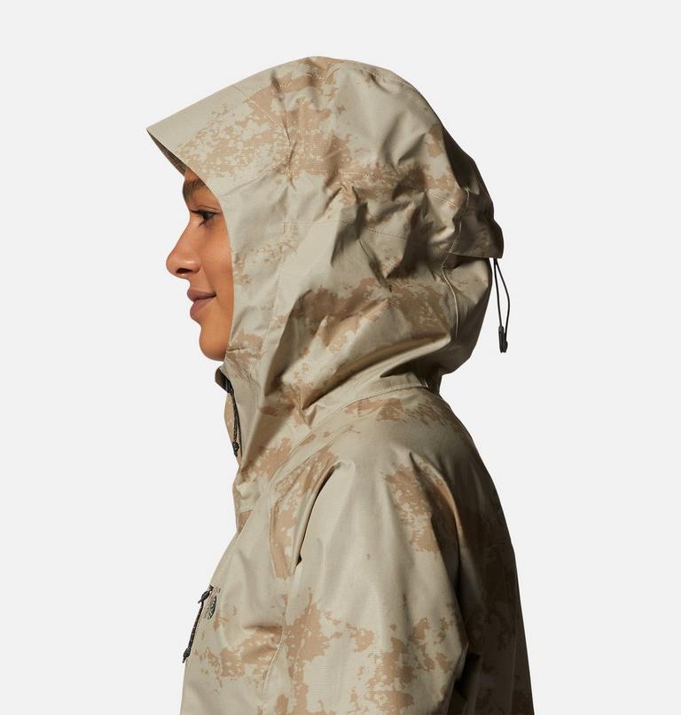 Women's Stretch Ozonic Jacket, Color: Moab Tan Print, image 6