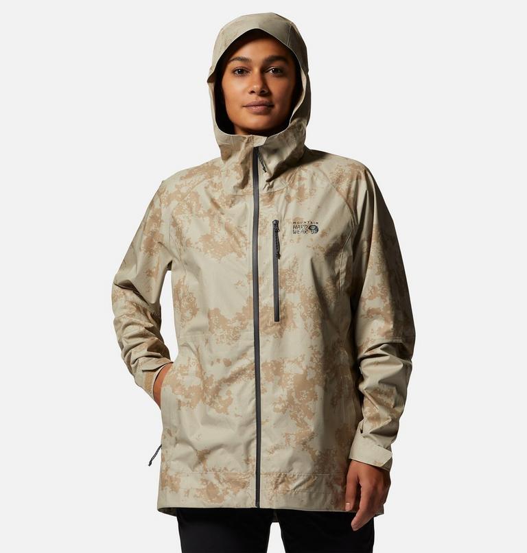 Women's Stretch Ozonic Jacket, Color: Moab Tan Print, image 11