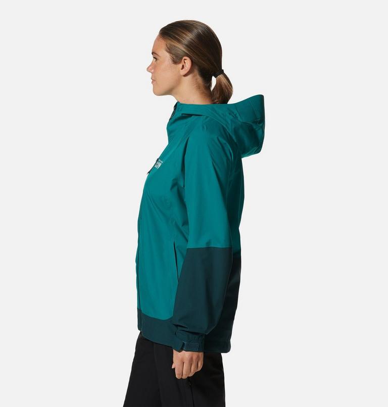 Manteau Stretch Ozonic Femme, Color: Botanic, Dark Marsh, image 3