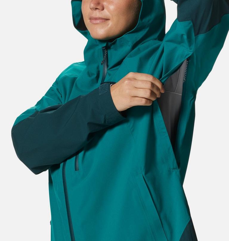Manteau Stretch Ozonic Femme, Color: Botanic, Dark Marsh, image 8