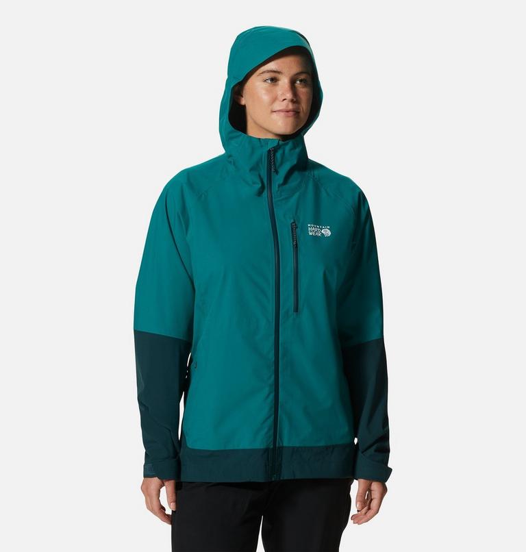 Manteau Stretch Ozonic Femme, Color: Botanic, Dark Marsh, image 11