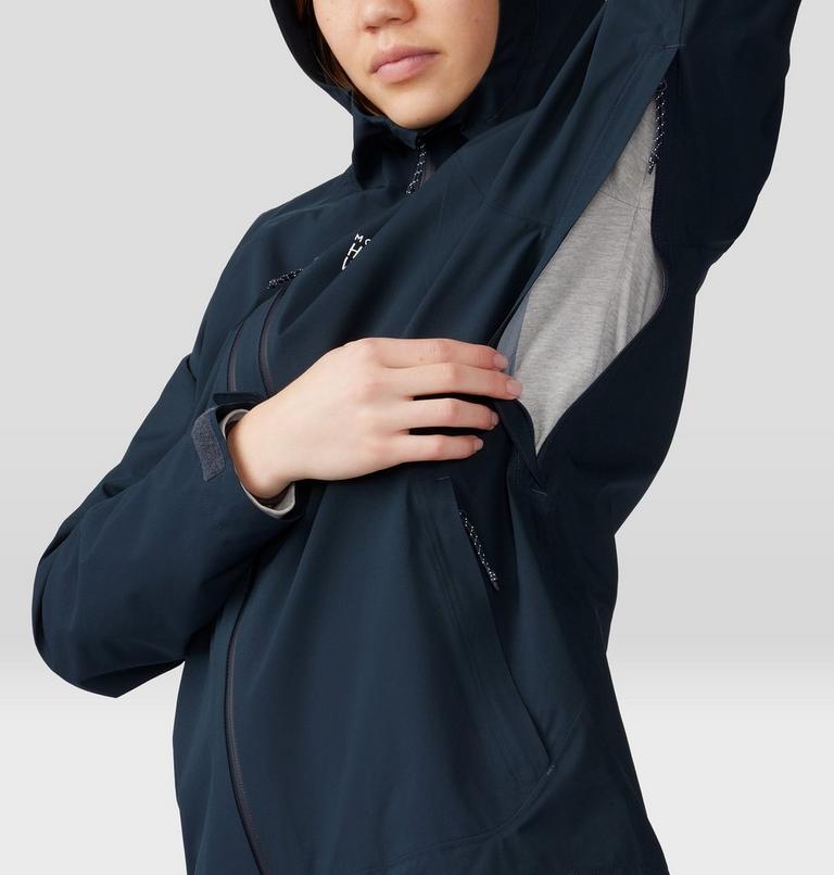 Women's Stretch Ozonic Jacket, Color: Dark Zinc, image 6