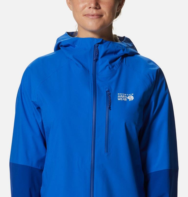 Women's Stretch Ozonic Jacket, Color: Bright Island Blue, Radiant, image 4