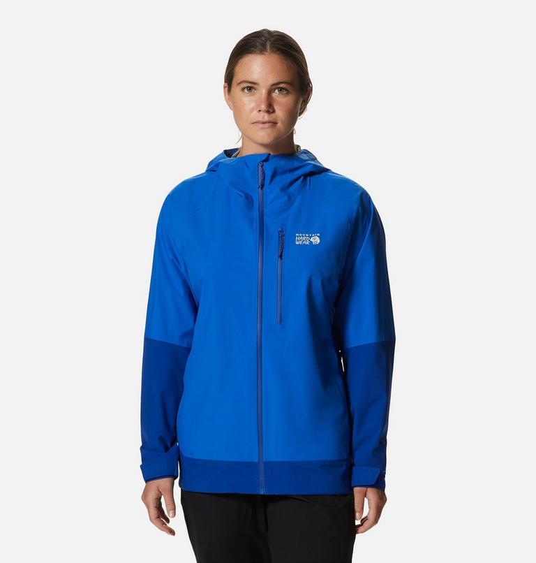 Women's Stretch Ozonic Jacket, Color: Bright Island Blue, Radiant, image 1