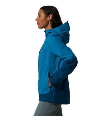 Manteau Stretch Ozonic Femme, Color: Vinson Blue, image 3