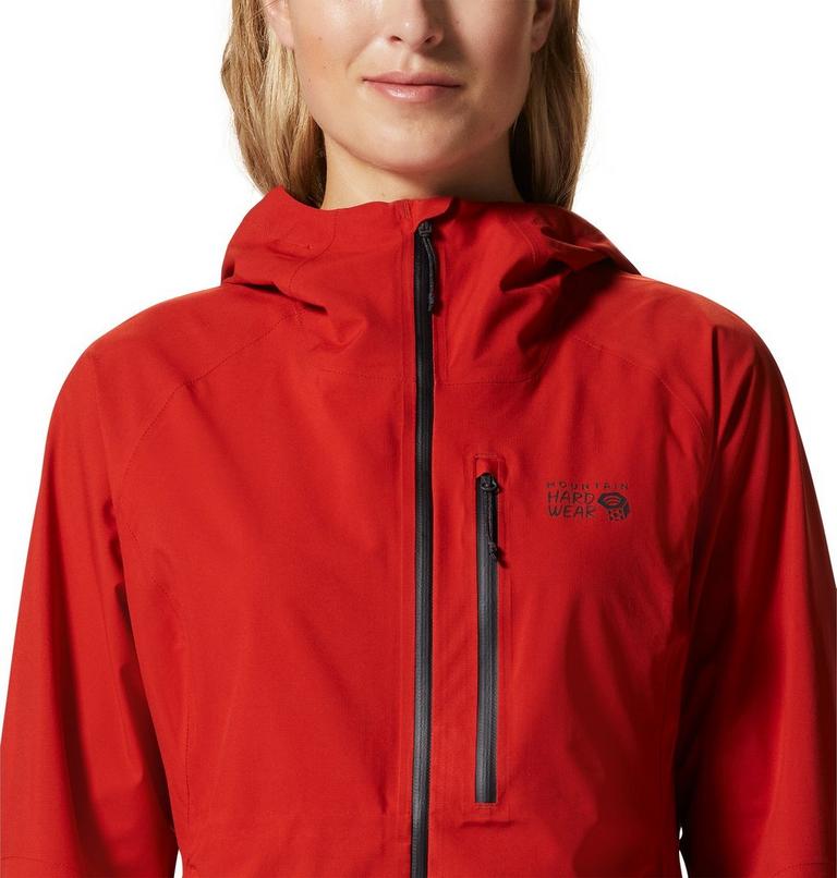 Manteau Stretch Ozonic Femme, Color: Dark Fire, image 4