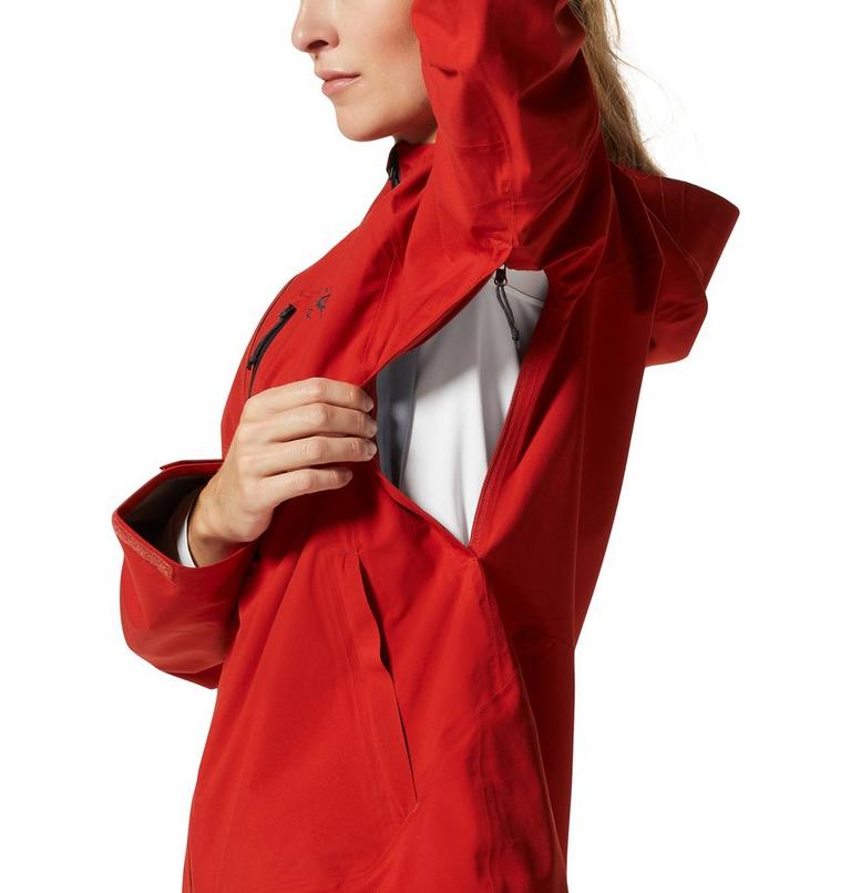 Manteau Stretch Ozonic Femme, Color: Dark Fire, image 6