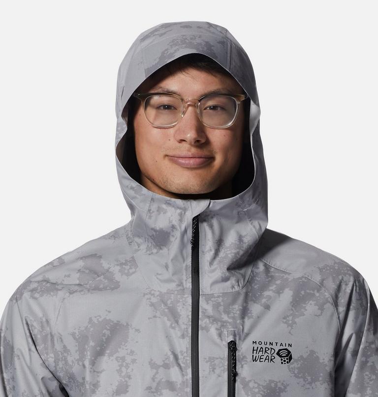 Men's Stretch Ozonic Jacket, Color: Glacial Print, image 5