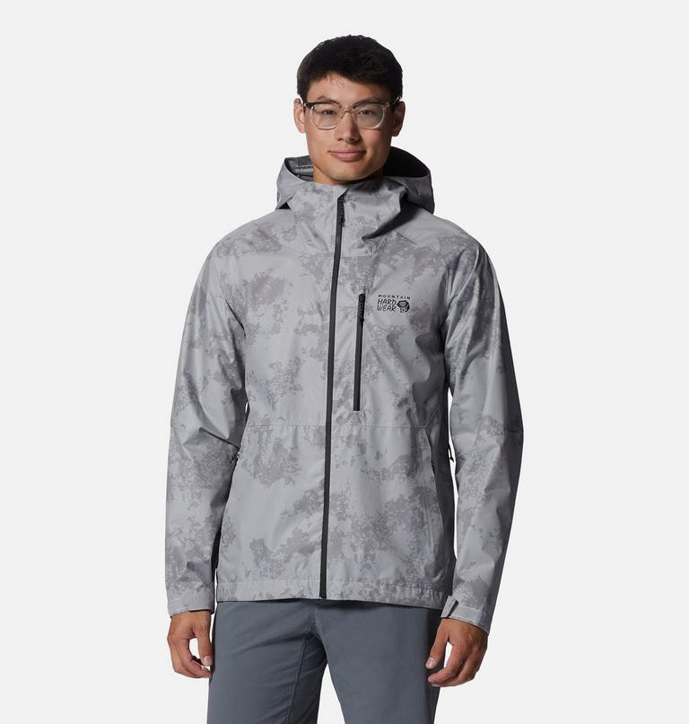 Men's Stretch Ozonic Jacket, Color: Glacial Print, image 1