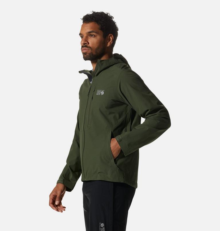 Manteau Stretch Ozonic Homme, Color: Surplus Green, image 3