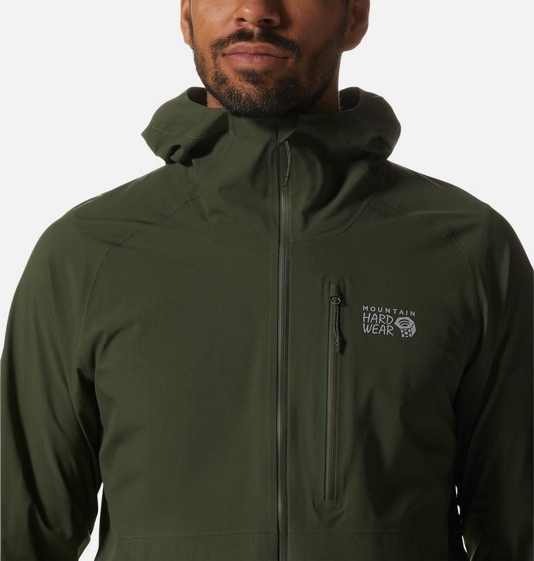 Manteau Stretch Ozonic Homme, Color: Surplus Green, image 4