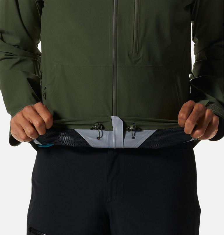 Manteau Stretch Ozonic Homme, Color: Surplus Green, image 7
