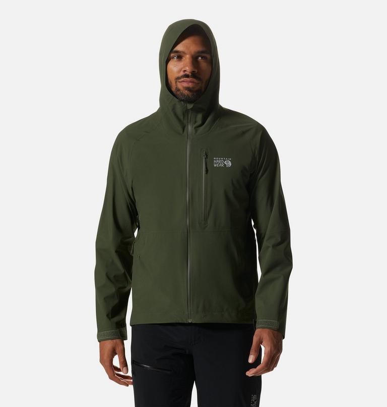 Manteau Stretch Ozonic Homme, Color: Surplus Green, image 8