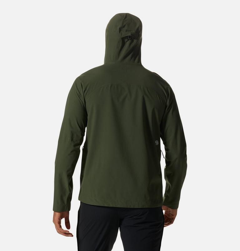 Manteau Stretch Ozonic Homme, Color: Surplus Green, image 2