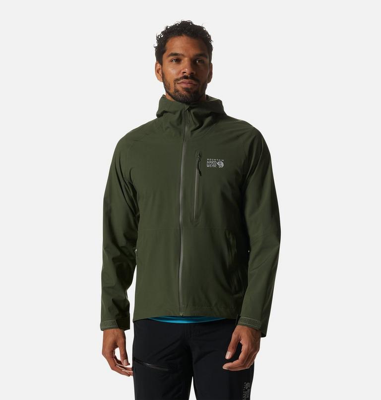 Manteau Stretch Ozonic Homme, Color: Surplus Green, image 1