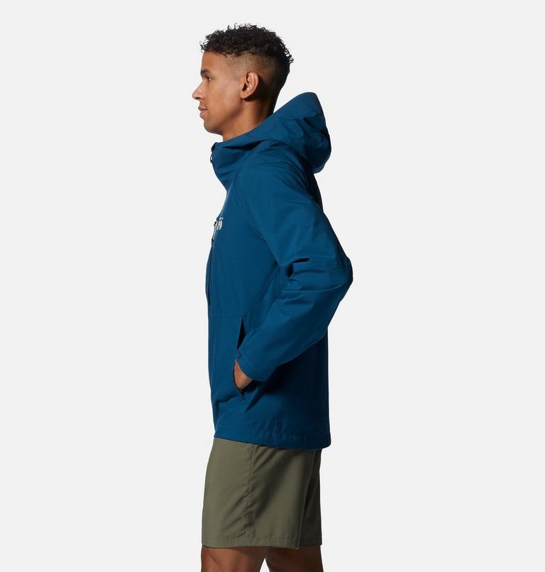 Men's Stretch Ozonic Jacket, Color: Dark Caspian, image 3