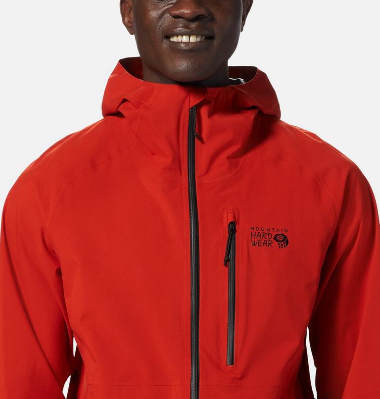 Men's Stretch Ozonic Jacket, Color: Desert Red, image 4