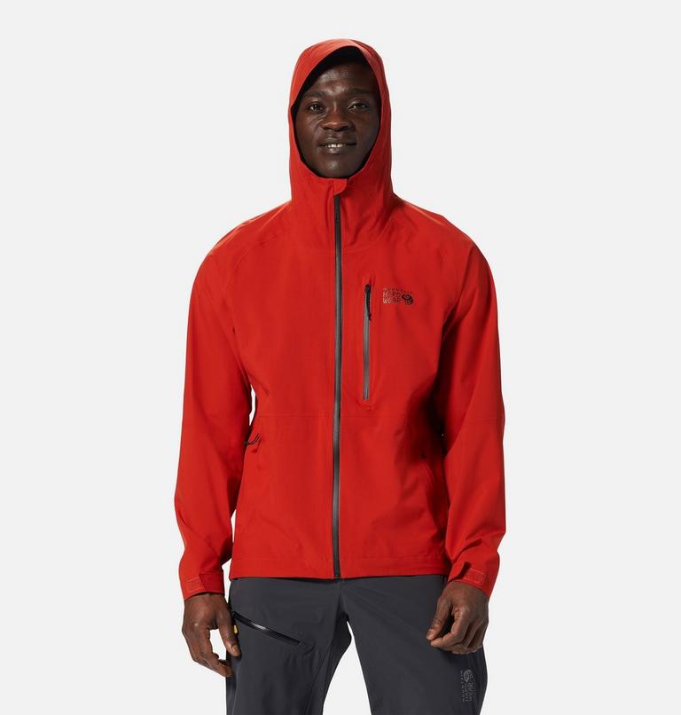 Men's Stretch Ozonic Jacket, Color: Desert Red, image 1