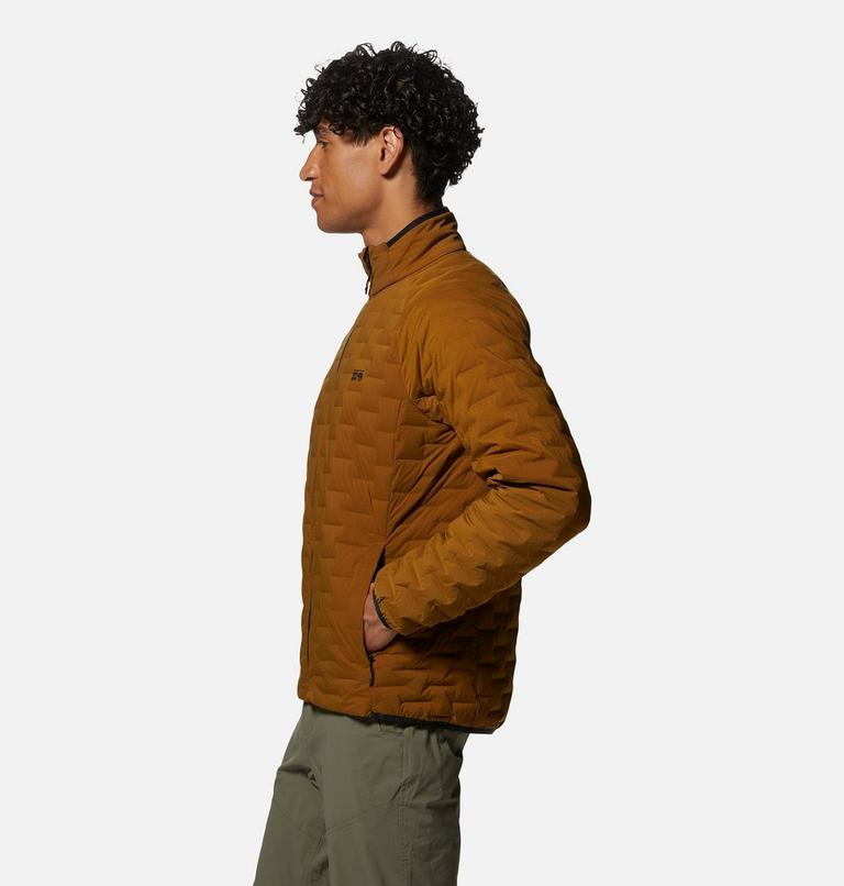 Manteau Stretchdown Light Homme, Color: Golden Brown, image 3