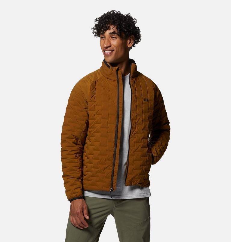 Manteau Stretchdown Light Homme, Color: Golden Brown, image 7