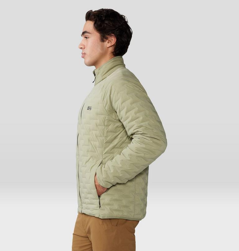 Men's Stretchdown Light Jacket, Color: Mantis Green, image 3