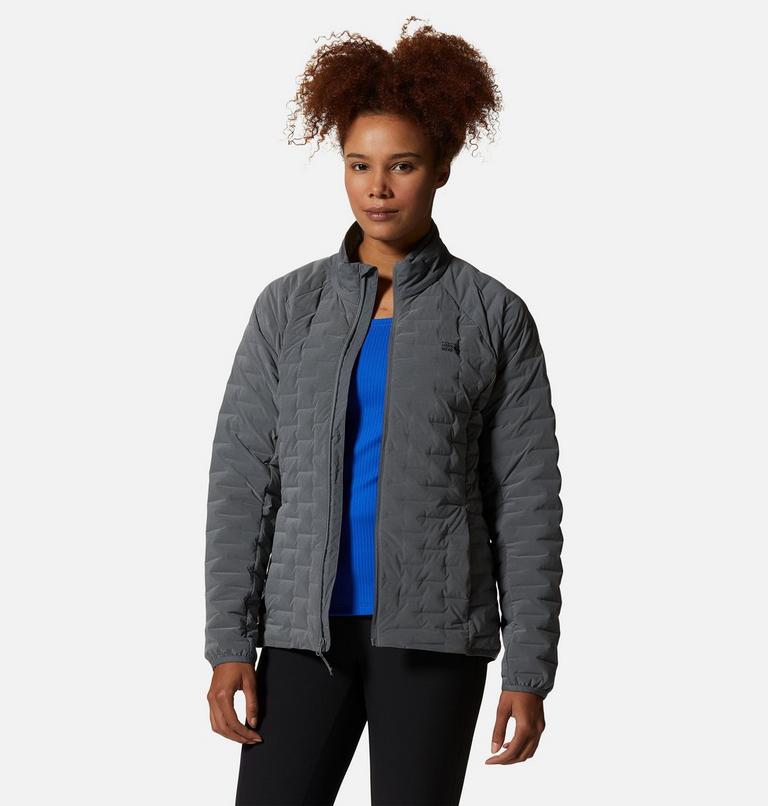 Women's Stretchdown Light Jacket, Color: Foil Grey Heather, image 6