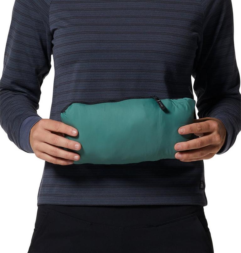 Manteau Stretchdown Light Femme, Color: Mint Palm, image 5