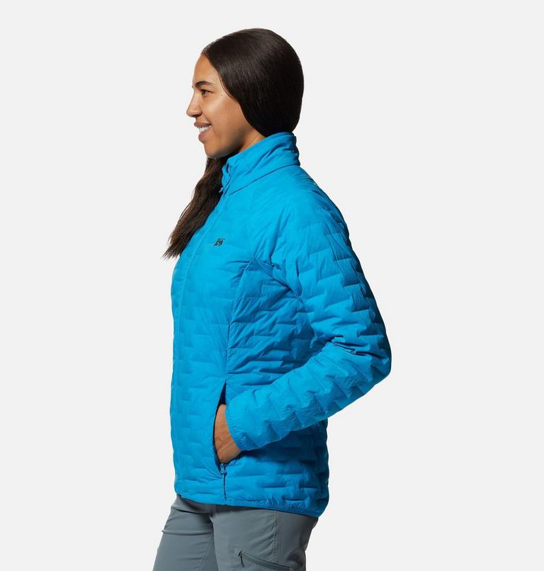Manteau Stretchdown Light Femme, Color: Electric Sky, image 3