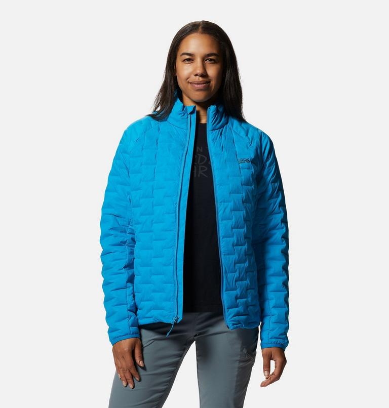 Manteau Stretchdown Light Femme, Color: Electric Sky, image 7