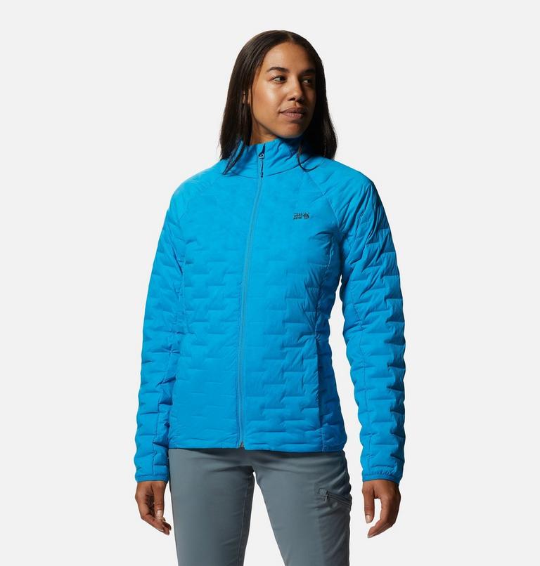 Manteau Stretchdown Light Femme, Color: Electric Sky, image 1