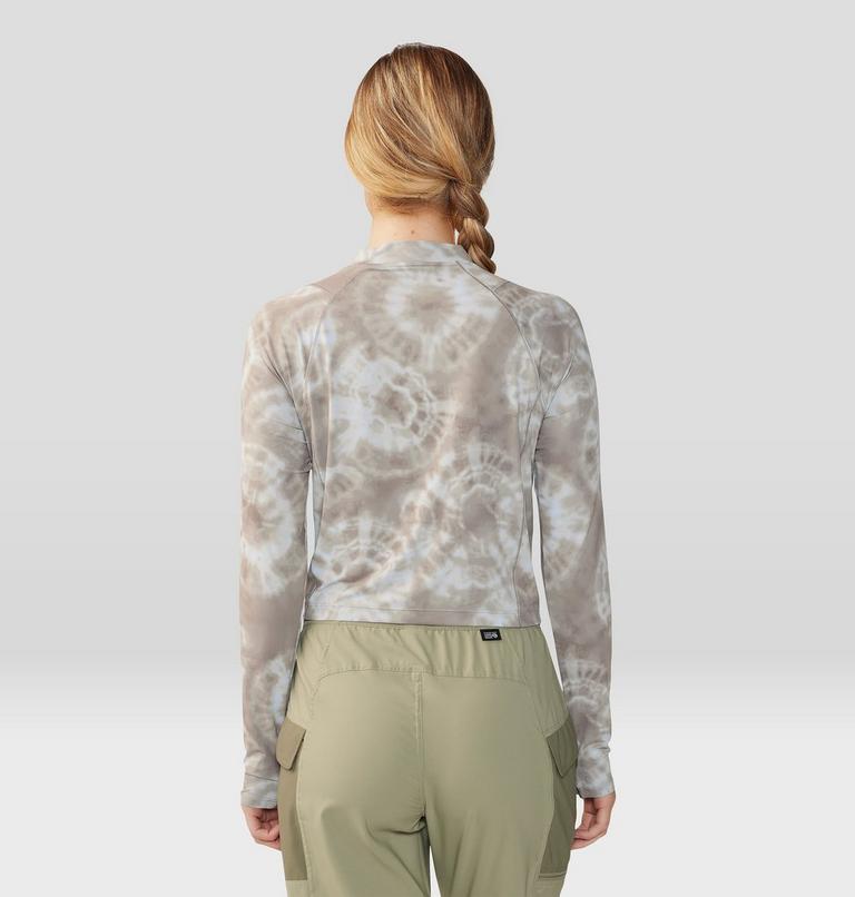 Femme Crater Lake Manches longues Court, Color: Dunes Spore Dye Print, image 2