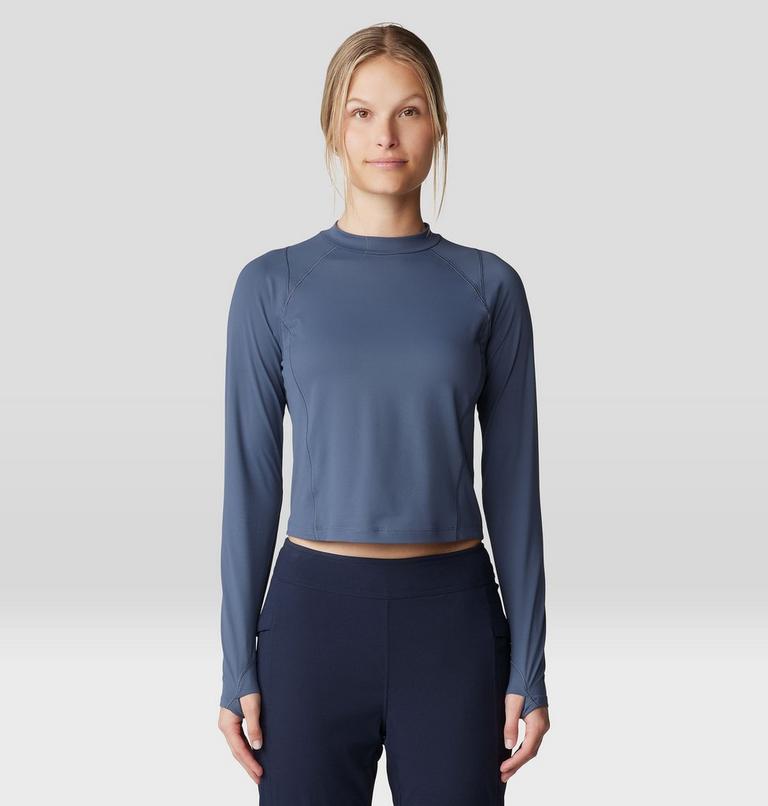 Femme Crater Lake Manches longues Court, Color: Blue Slate, image 7