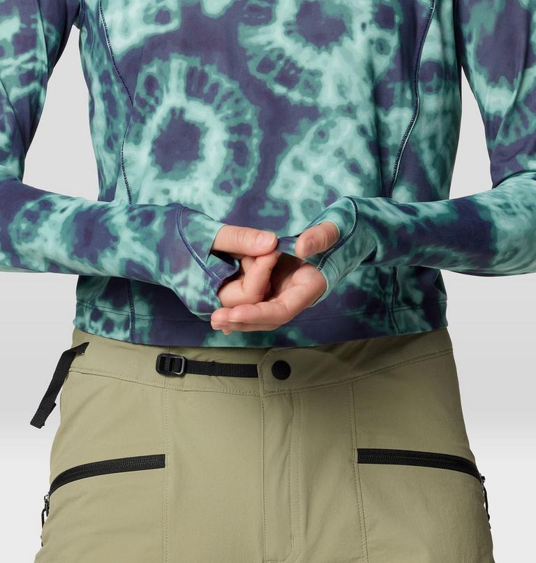 Women's Crater Lake Long Sleeve Crop, Color: 531, image 6