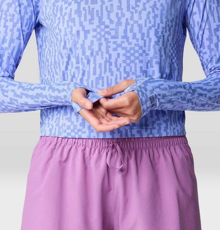 Haut court à manches longues Crater Lake | 535 | XS, Color: Light Illusion Digidaze Print, image 5