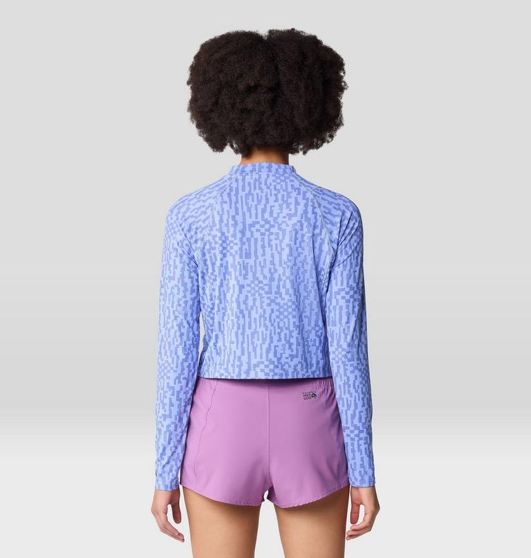 Haut court à manches longues Crater Lake | 535 | XS, Color: Light Illusion Digidaze Print, image 2